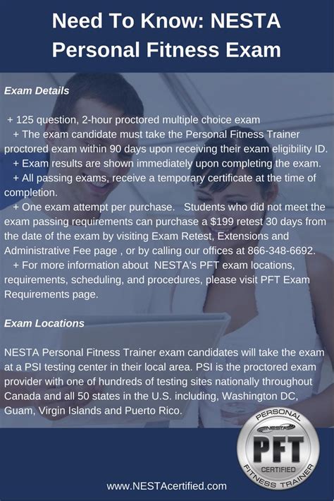 Need To Know NESTA Personal Fitness Exam What Do You Need To Know