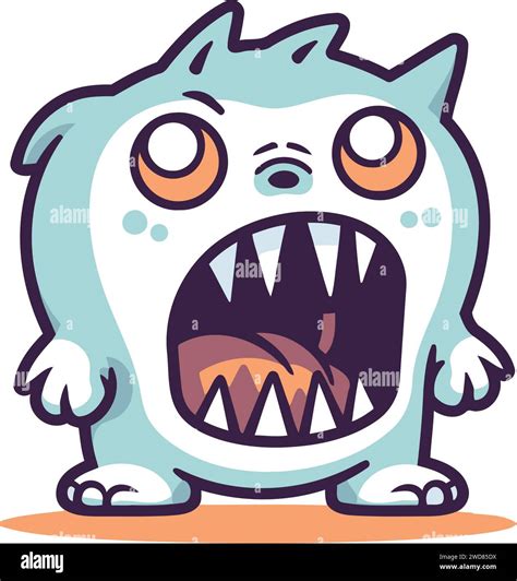 Angry Ghost Cartoon Character Vector Illustration Of Angry Ghost