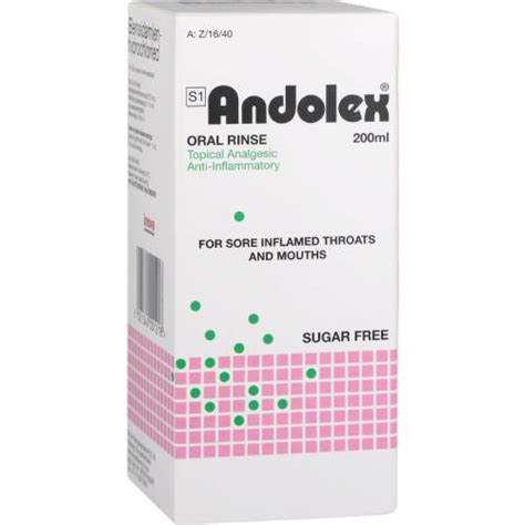 Andolex Oral Rinse 200ml Clicks