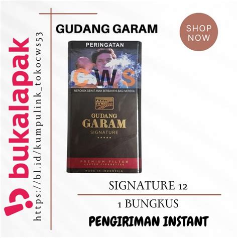 Jual Gudang Garam SIGNATURE BLACK Filter 12 Bungkus Di Lapak C W S