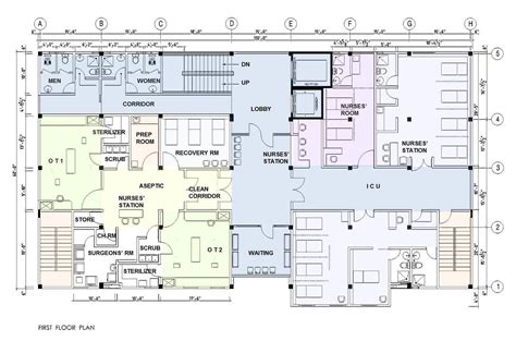 Hospital Floor Plan With Dimensions Pdf See Description Nbkomputer