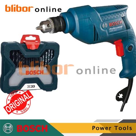 Jual Bosch Bor Listrik Gbm X Line Set Original Shopee