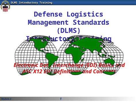 Pptx Module 2 1 Dlms Introductory Training Defense Logistics Management Standards Dlms