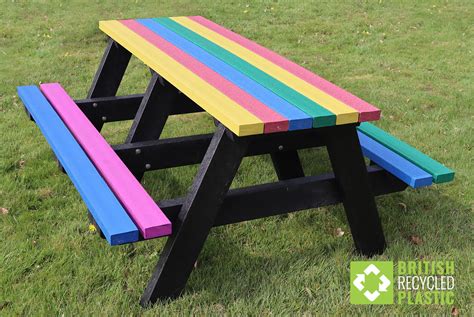 Recycled Plastic Picnic Tables - British Recycled Plastic