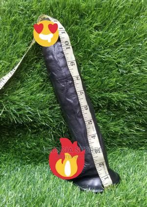 Inches Black Thick Realistic Dildo With Balls In Amuwo Odofin