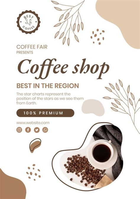 Free Coffee Shop Poster Templates Wepik