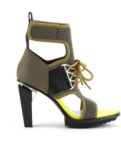 Green United Nude Heels For Women Lyst