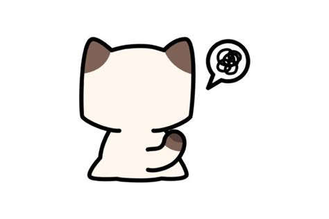 Grumbled Siamese Cat Graphic By Danmoroboshi · Creative Fabrica