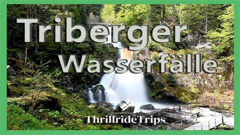 Triberger Wasserf Lle Watervallen Van Triberg Schwarzwald Zwarte