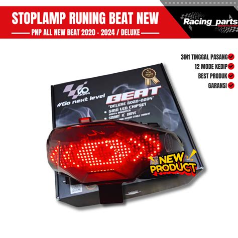 Jual STOPLAMP RUNING BEAT NEW STREET DELUXE ECO 2017 2023 2024 OTOMATIS