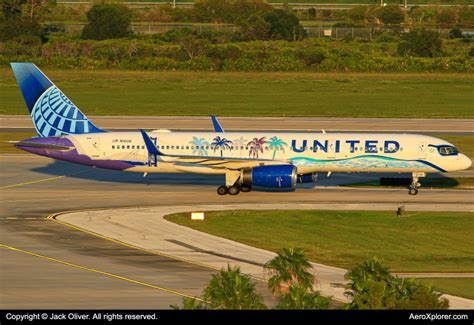 N14106 United Airlines Boeing 757 200 By Jack Oliver AeroXplorer