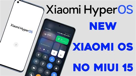 Xiaomi New Os Hyper Os No Miui Update Hyper Os Xiaomi Xiaomi