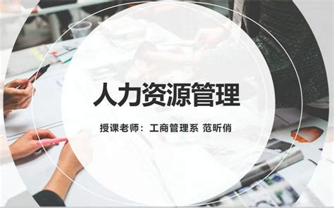 第一周 人力资源概述 战略性人力资源管理哔哩哔哩bilibili