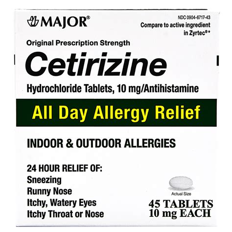 Relieve Indoor And Outdoor Allergies With Major Original Prescription