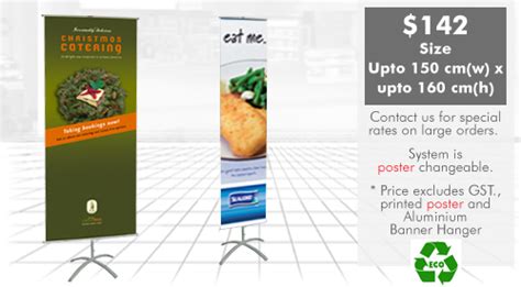 Contact Displays Portable Display Stands Products H BANNER DISPLAY