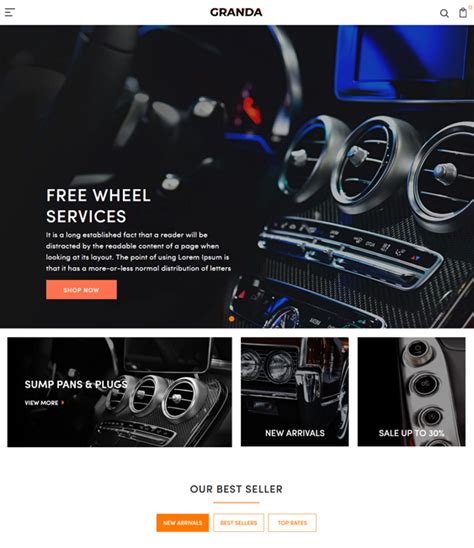 Awesome Automotive Shopify Themes For Selling Car Parts And Vehicle