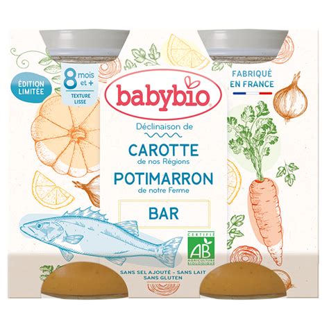 Petit Pot B B Carotte Potimarron Bar D S Mois Babybio