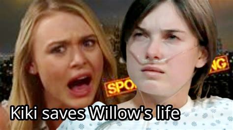 Gh Shocking Spoilers Kiki Helps Nina Regain Willow S Trust Donates