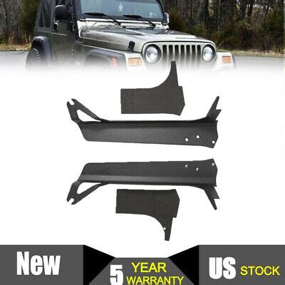 52 LED Light Bar Windshield Mount Bracket A Pillar For 97 06 Jeep