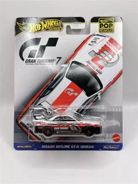 HOT WHEELS Nissan Skyline GT R BNR Pop Culture Gran Turismo EUR PicClick FR
