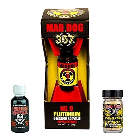 Mad Dog 357 No 9 Plutonium 9 Million Scoville Pepper Extract With Jar
