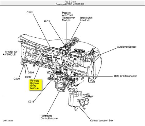 2008 Ford F250 Computer Module Location