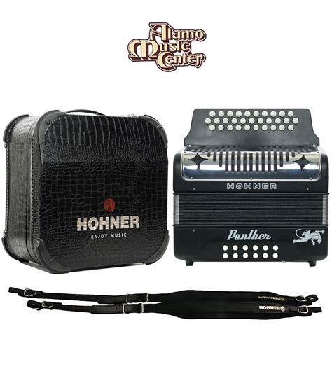 Accordions Hohner Hohner Panther Gcf Accordion Bundle W Case