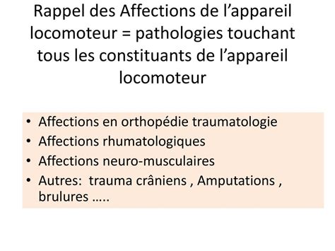 PRINCIPES GENERAUX EN MEDECINE PHYSIQUE ET READAPTATION ppt télécharger