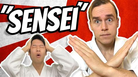 Don T Call Yourself Sensei In Karate Youtube