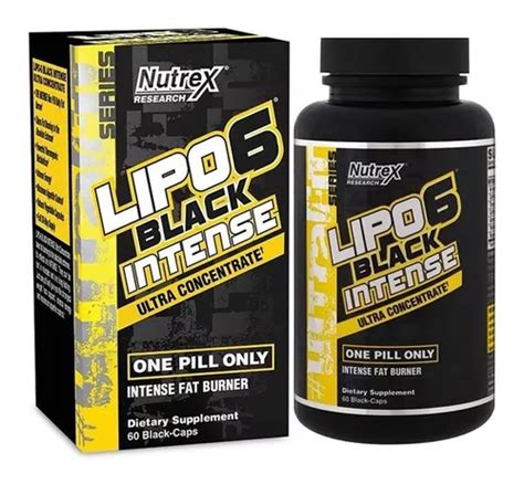 Quemador De Grasa Lipo 6 Black Intense Ultra Concentrado Envío gratis