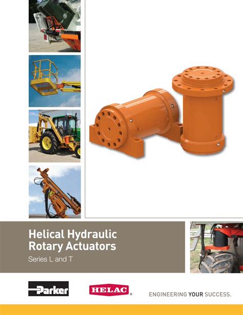 Pdf Helical Hydraulic Rotary Actuators Helac Corporation Helical