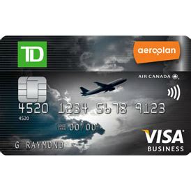 TD Canada Trust Aeroplan Business Visa Credit Card Reviews