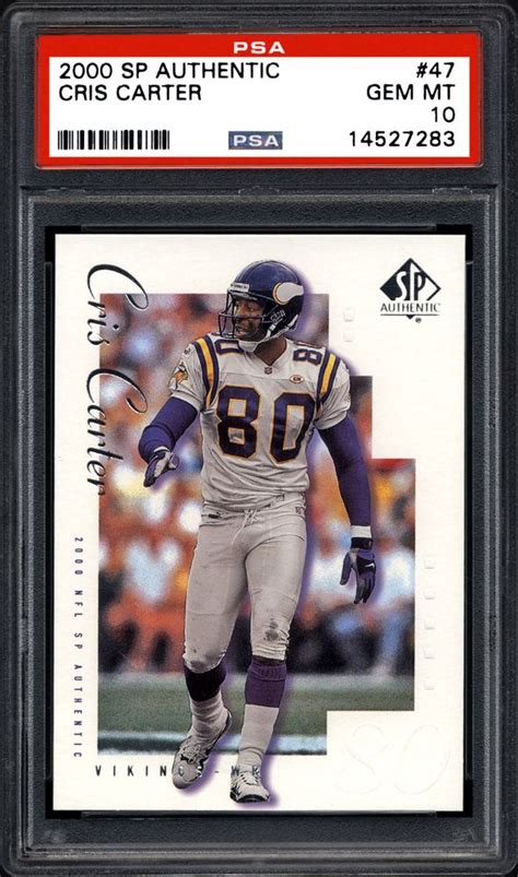 2000 Sp Authentic Cris Carter Psa Cardfacts®