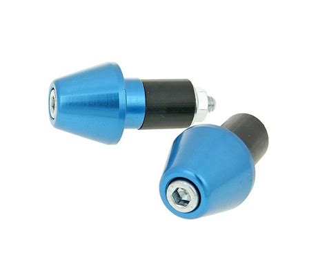 Stuur Trillingsdempers Bar Ends Kort 17 5 Mm Blauw EZrider Nl