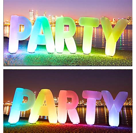 Colorful Led Lighting Giant Inflatable Letters For Sale Buy Giant