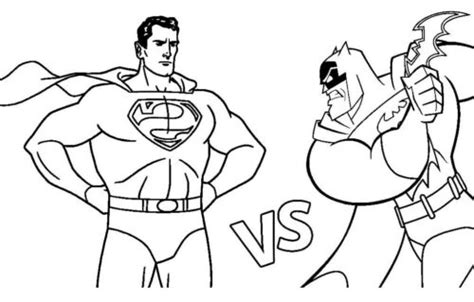 Superman Batman Coloring Page Turkau