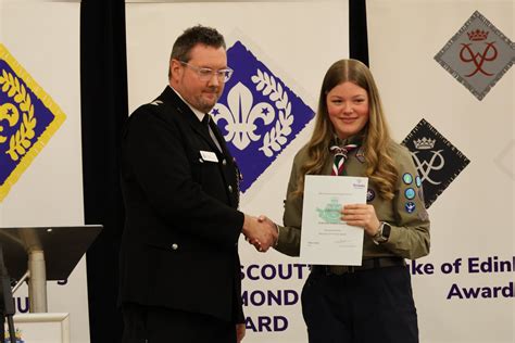 County D Of E Chief Scout Award Presentations February 2024 West