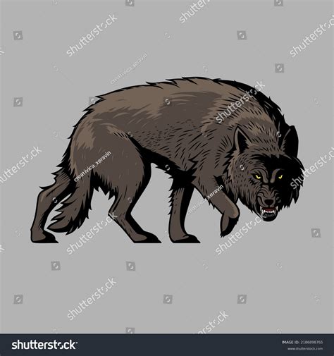 Giant Wolf Norse Myth Fenrir Symbol Stock Vector Royalty Free 2186898765 Shutterstock