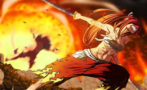 She S Too Strong Anime Manga Nine Demon Gates Erza Scarlet Mage