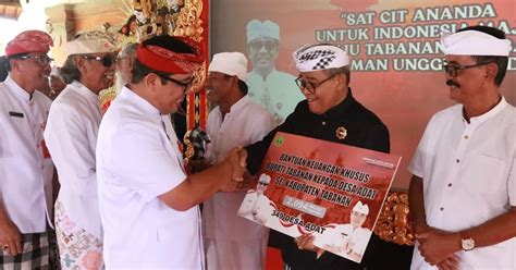 Bupati Tabanan Sanjaya Buka Pelaksanaan Dharma Santi Nyepi Saka 1946