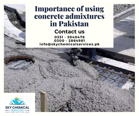 Importance Of Using Concrete Admixtures In Pakistan Sky Chemical