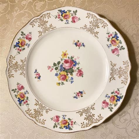 Vintage K A Krautheim Selb Bavaria Floral Scalloped Edge Plate Etsy