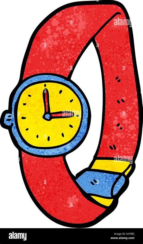 Cartoon Wrist Watch Stock Vector Image Art Alamy