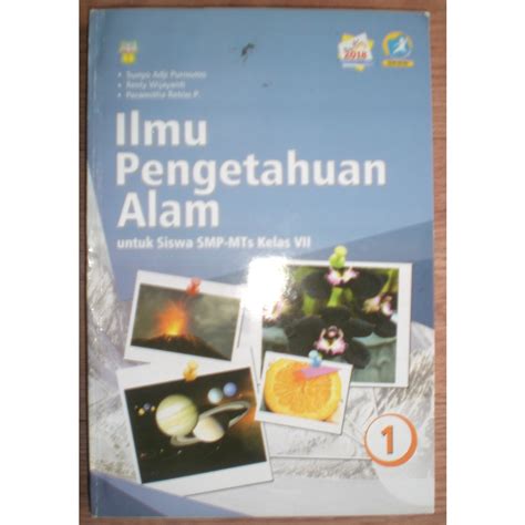 Jual Buku Ilmu Pengetahuan Alam Siswa Smp Mts Kelas Vii Jilid 1 Shopee Indonesia