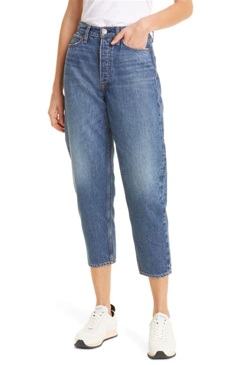 Rag And Bone Alissa High Waist Barrel Leg Crop Jeans Nordstromrack