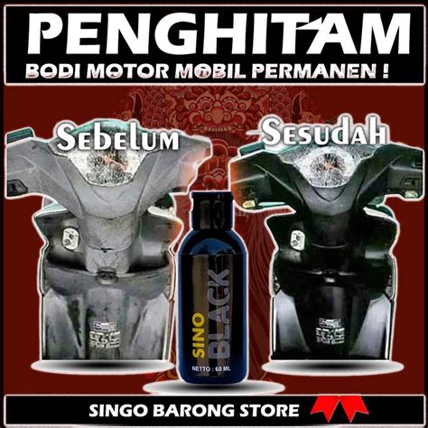 Jual SINO BLACK Penghitam Body Motor Permanen Penghitam Bodi Kasar