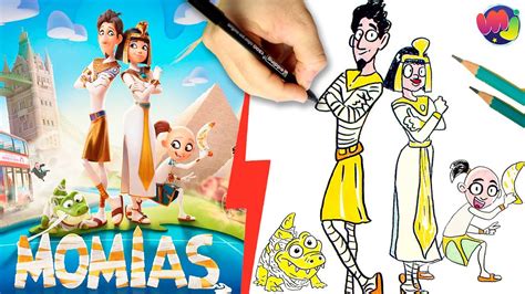 Dibuja y Colorea Película MOMIAS Dibujos para niños YouTube