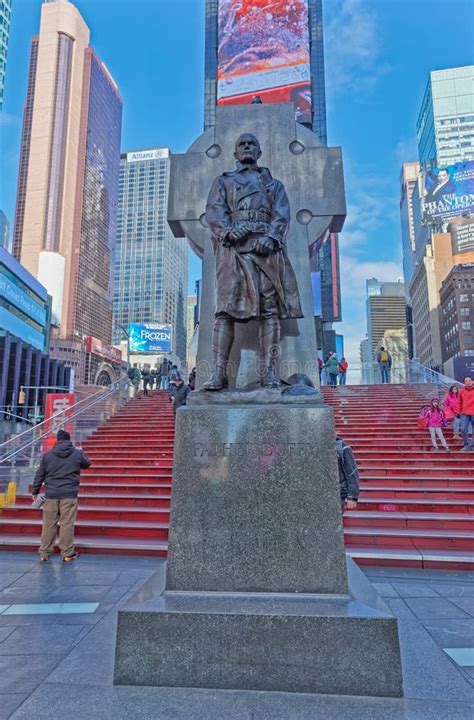 Father Duffy Monument Times Editorial Image Image Of Broadway