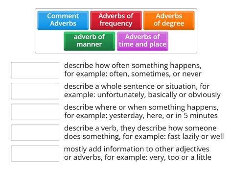 Adverbs 2 Match Up