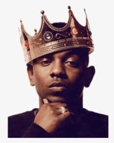 Kendrick Lamar Wearing Crown - Kendrick Lamar Crown, HD Png Download ...